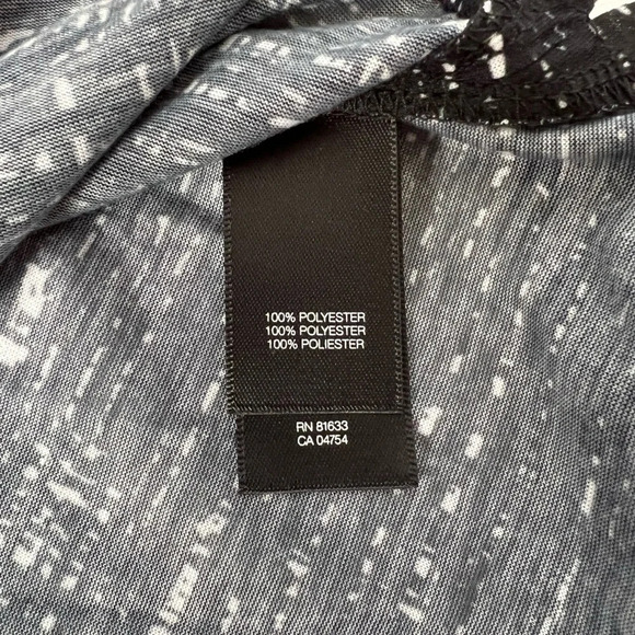 womens kenneth cole black swoop blouse size Small NWT - Picture 8 of 8